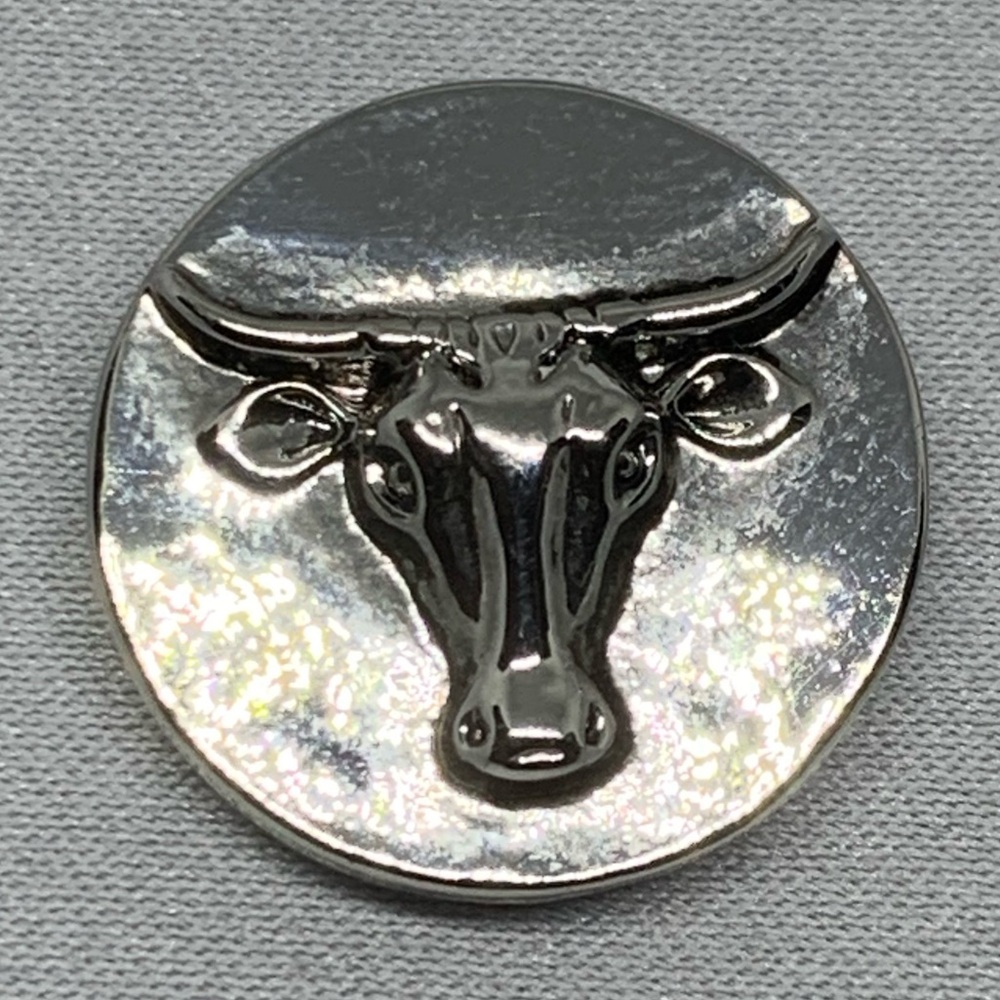 💗Longhorn - Ginger Snaps & Co. Snap Button Charm